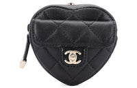 CHANEL Lambskin Shoulder Bag, Crossbody Bag Women's Black