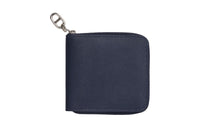 HERMES Evergrain Calfskin Wallet Men's Midnight Blue