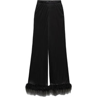 PRADA Triangle Logo Wide Leg Trousers