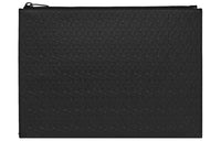 SAINT LAURENT Monogram Smooth Leather Laptop Bag Men's Black