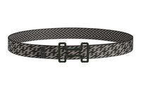 HERMES Comfortable Elegance Elegant Lightweight Green Buckle Epsom Calfskin Belt Leather Belts Men's Black Width 3.2cm