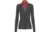 PRADA V-Neck Button-Up Cardigan