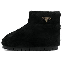 PRADA Short Snow Boots Women's Black
