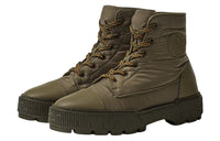 HERMES Fresh Short Ankle Boots Men's Green