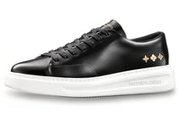 LOUIS VUITTON Beverly Hills Stylish Skateboarding Shoes Men's Black
