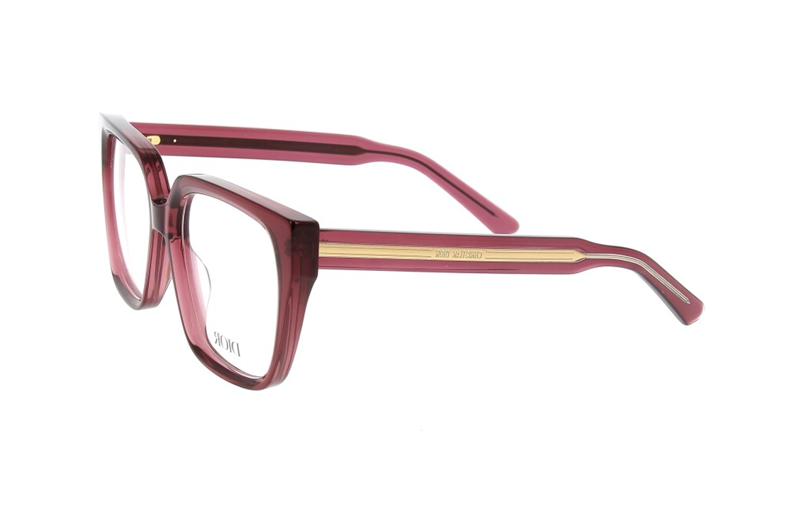 DIOR - Square Eyeglass Frames Women's Red