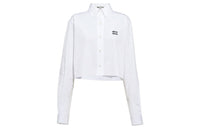 MIU MIU Crop Tops Women's White