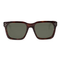 CELINE Acetate Square Sunglasses Men's Tortoiseshell