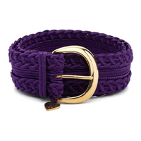 SAINT LAURENT 1970s Braided Belt