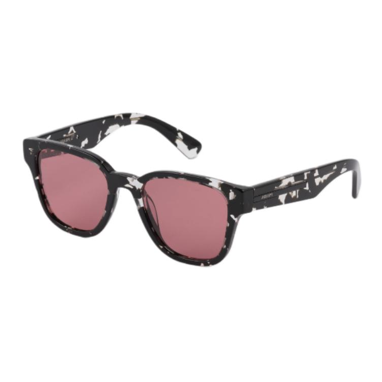 PRADA Acetate Metal Recycled Biobased Fiber Rectangular Sunglasses Men's Black