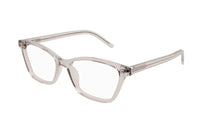 SAINT LAURENT - Rectangular Eyeglass Frames Women's Transparent