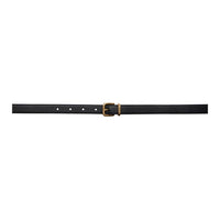 MIU MIU Leather Leather Belts Women's Black Width: 2.5CM