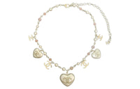 CHANEL Necklaces Women's Gold