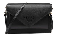 PRADA Leather Handbag, Shoulder Bag Mini Women's Black