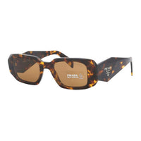 PRADA Plastic Rectangular Sunglasses Women's Tortoiseshell