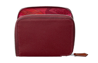 HERMES Silk'In Epsom Calfskin Wallet Women's Red
