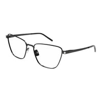 SAINT LAURENT Metal Cat Eye Eyeglass Frames Women's Black