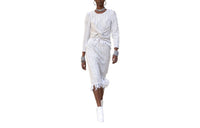 CHANEL Casual Long Skirts Women's White
