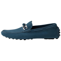HERMES Alessandro Beanie Shoes Men's Blue