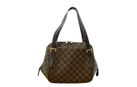 LOUIS VUITTON 2006 Damier Ebène Belem Mm Handbag