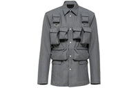PRADA SS24 Jackets Coats Men's Gray