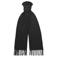 CELINE Cashmere Knit Scarves Unisex Black