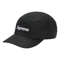 Supreme Barbour Waxed Cotton Camp Cap 'Black White' SUP-SS20-610