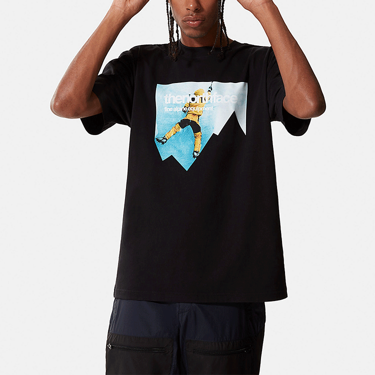 THE NORTH FACE Graphic T-Shirt 'Black' NF0A5J56-JK3