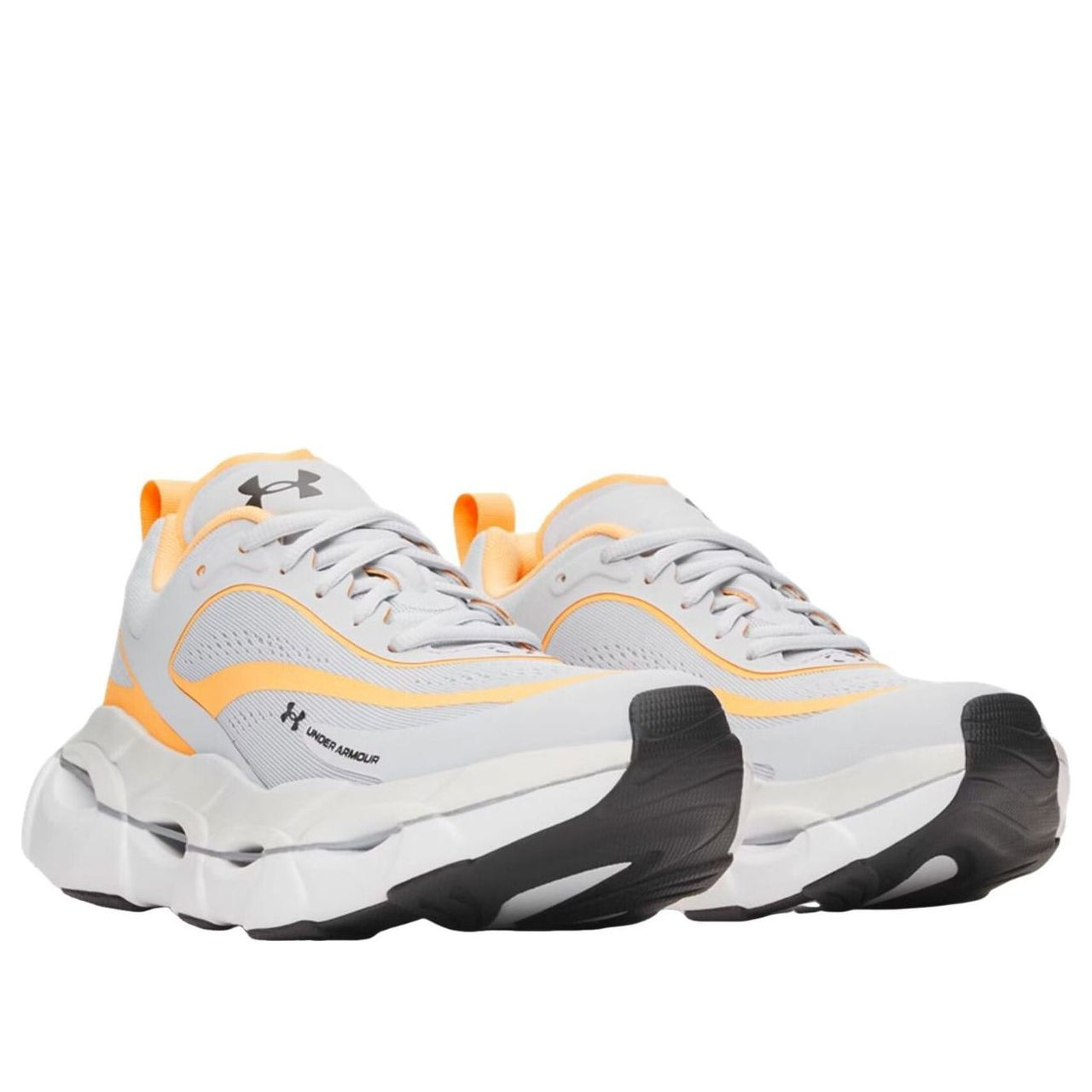 (WMNS) Under Armour Halo Racer 'Halo Gray Orange Bloc Black' 6007641-015