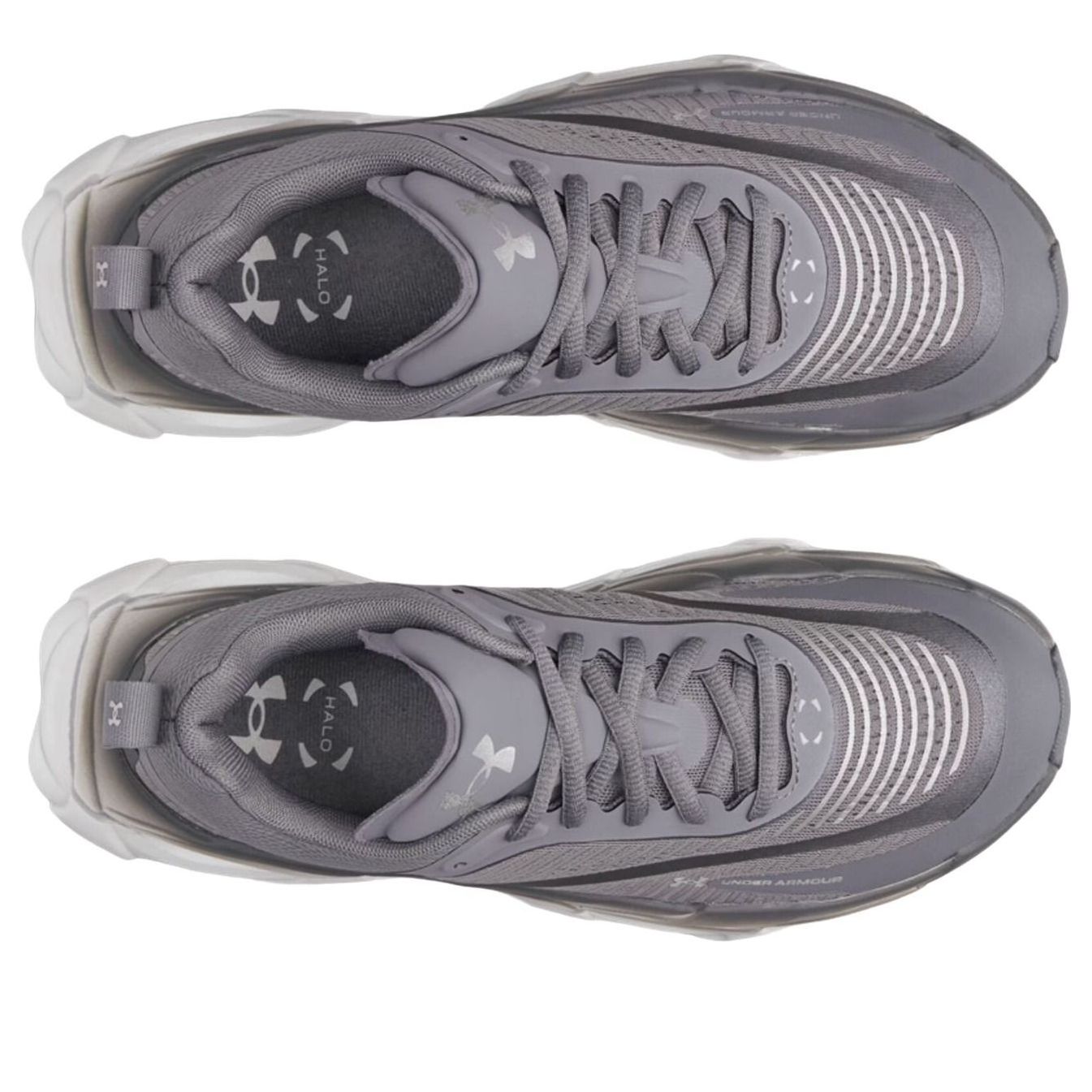 (WMNS) Under Armour Halo Racer 'Castlerock Metallic Silver' 6007641-025