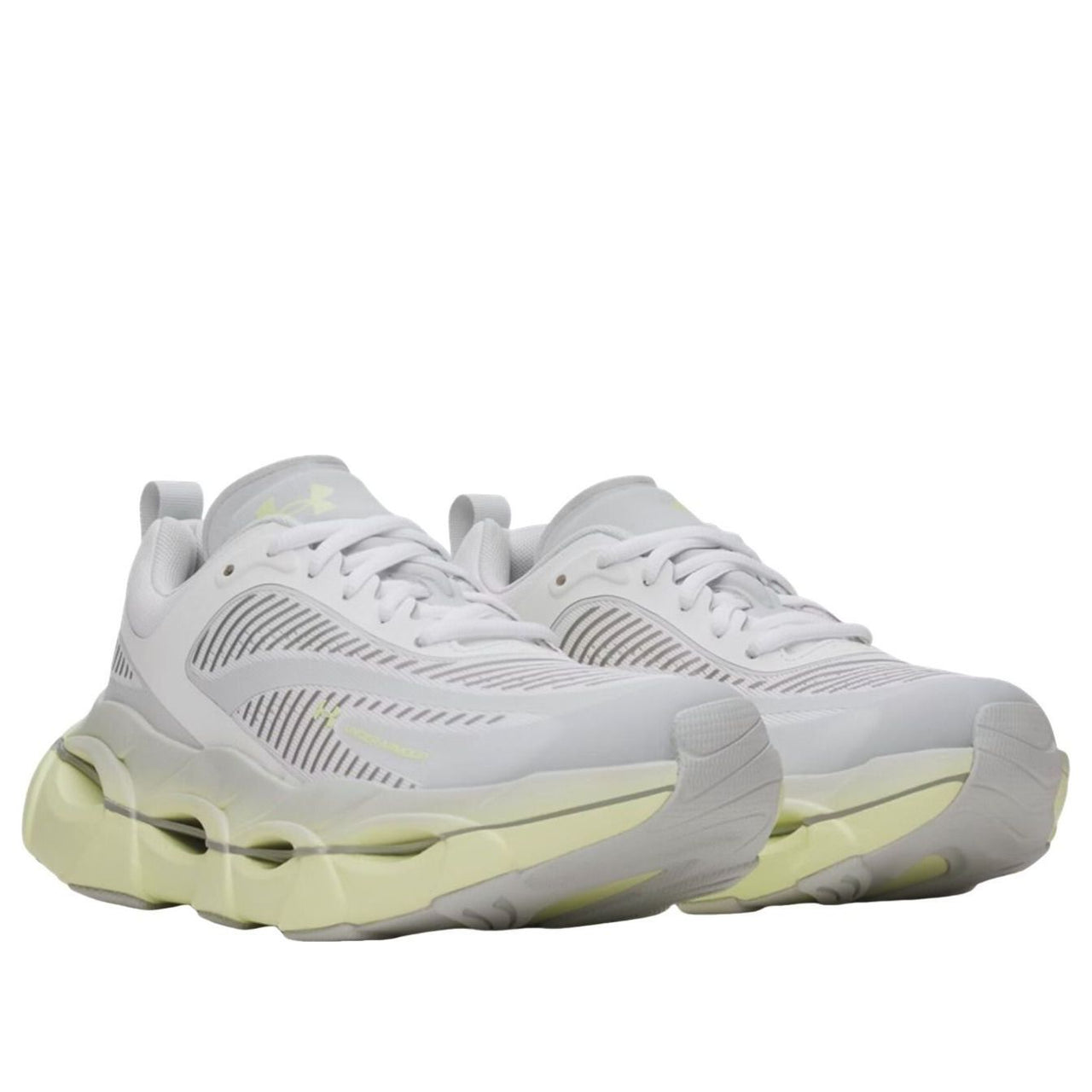 (WMNS) Under Armour Halo Racer 'White Halo Gray Fade Green' 6007641-101