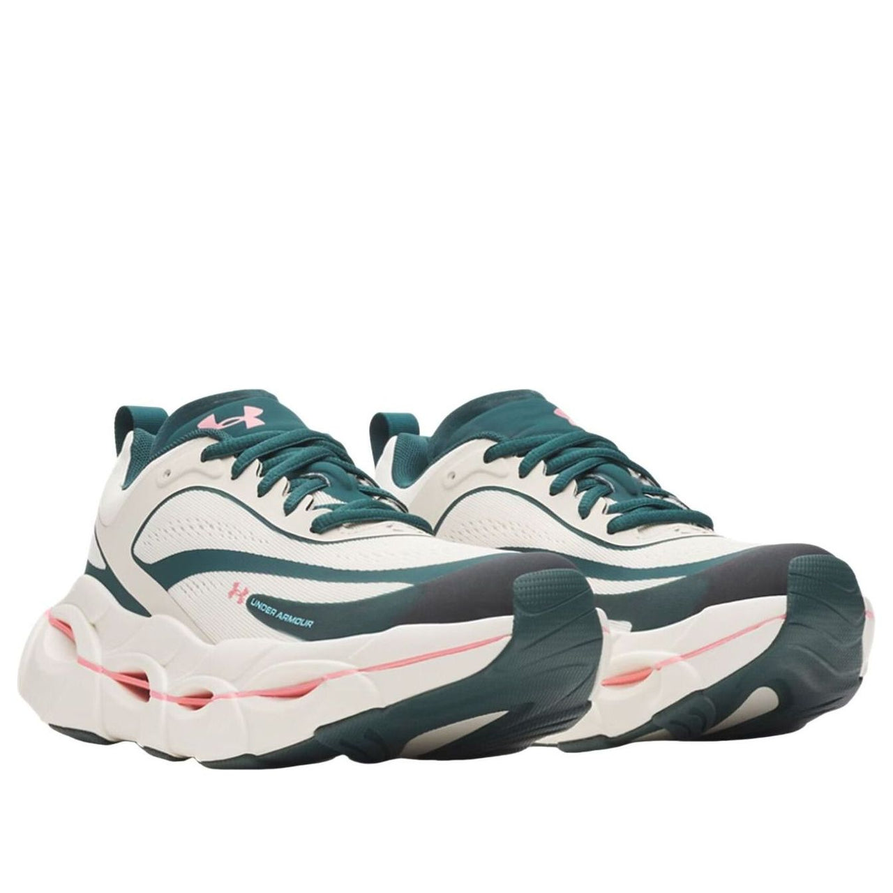 (WMNS) Under Armour Halo Racer 'Stone Arden Green Bittersweet Pink' 6007641-279