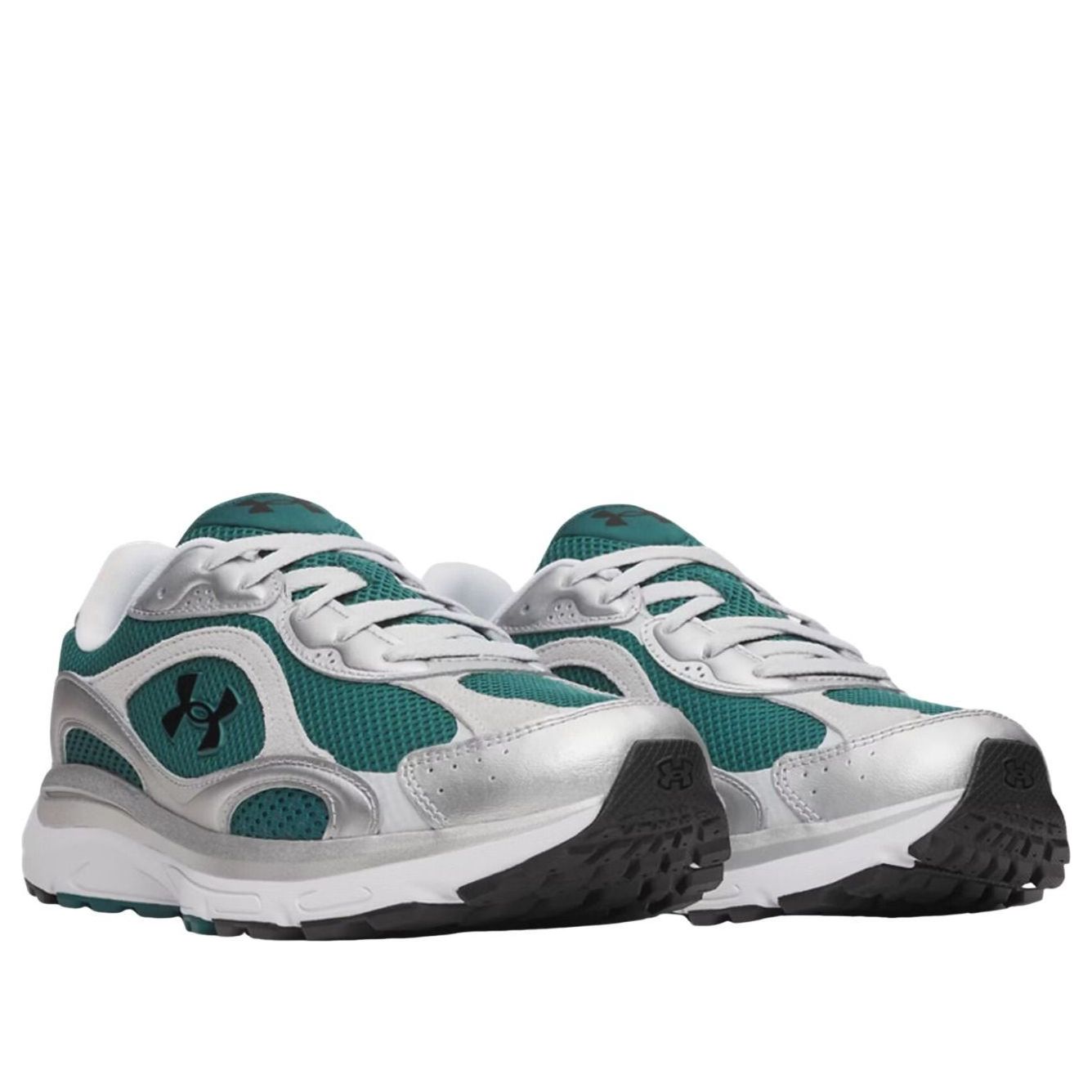 Under Armour Tech Runner 'Rack Green Metallic Silver Black' 6011293-338