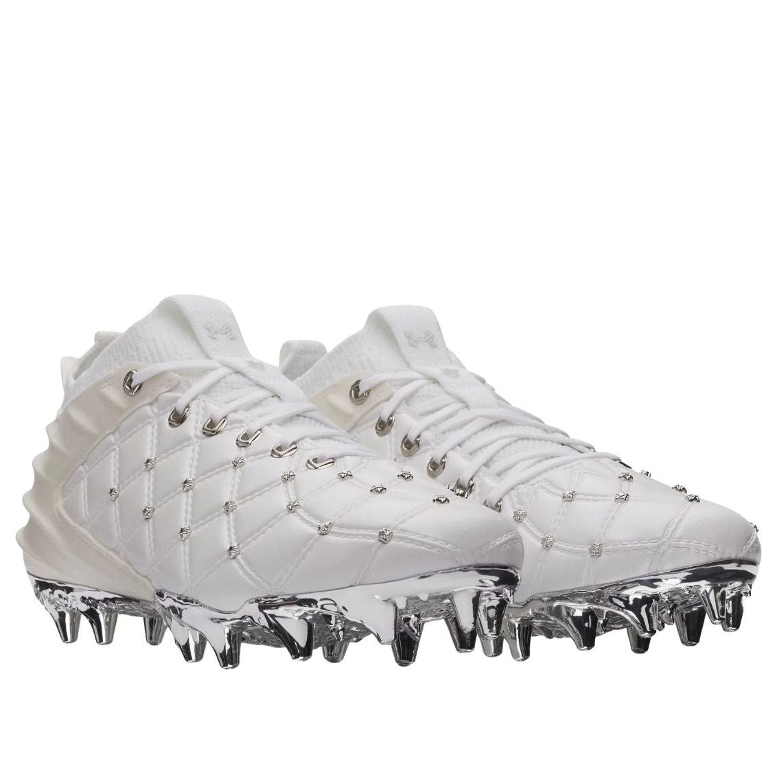 Under Armour x Justin Jefferson Blur Pro 'White Metallic Silver' 6011477-100