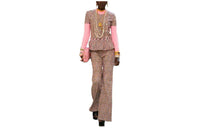 CHANEL Cropped Coats Women's Pink