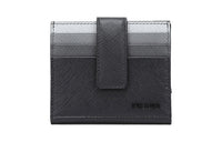 PRADA Cow Leather Wallet, Card Holder Men's Black