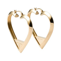 PRADA Metal Earrings Women's Gold