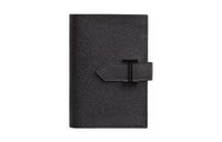 HERMES Bearn Epsom Calfskin Card Holder Men's Black