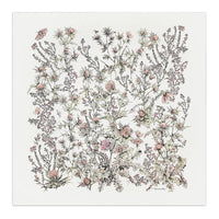 DIOR Silk, Metallic Polyester Silk Scarves Women's White