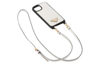 PRADA Saffiano Leather IPhone 14 Pro Case Bag Accessory Women's White