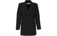 SAINT LAURENT Velvet Jackets Women's Black