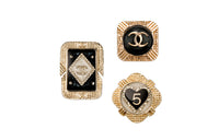 CHANEL Brooches Women's Gold