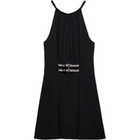 PRADA SS25 Slip Dress Women's Black