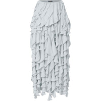 LOUIS VUITTON Carnation Print Ruffle Skirt