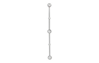SAINT LAURENT Brooches Men's Silver