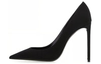 SAINT LAURENT Zoe Steleto Slim Heel High Heels 11cm Women's Black