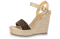 LOUIS VUITTON Starboard Strap Sandals 8cm Women's Cocoa Brown