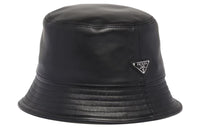 PRADA Leather Bucket Hat