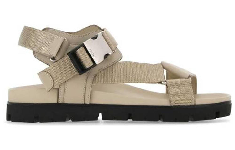 PRADA Beach Sandals Men's Khaki