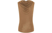 SAINT LAURENT Sleeveless Hooded Top